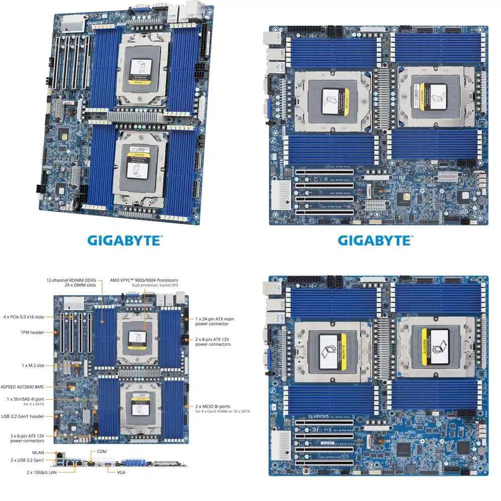 Ddr5 Memory - MZ73-LM2 untuk EPYC 9005 9004 Server
