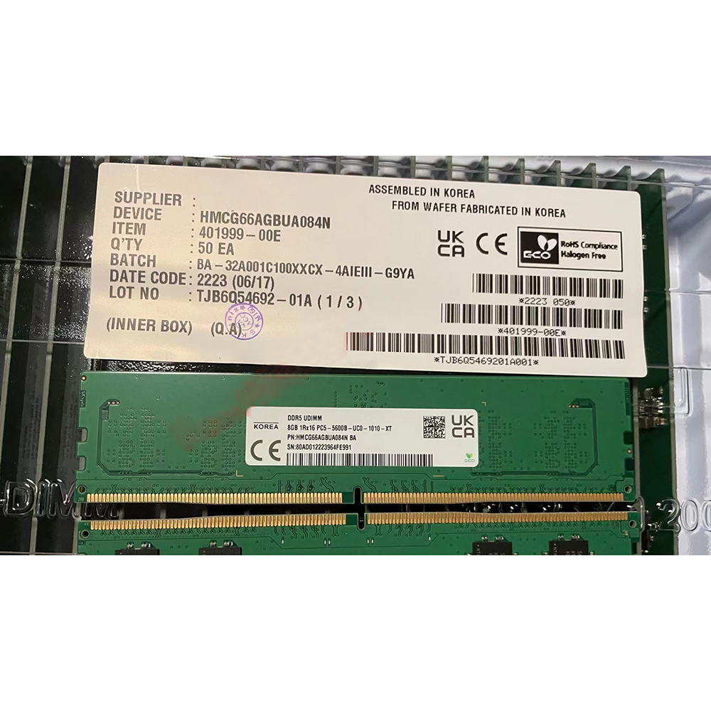 Ddr5 8Gb - 1 Buah HMCG66AGBUA084N RAM 8GB 1RX16