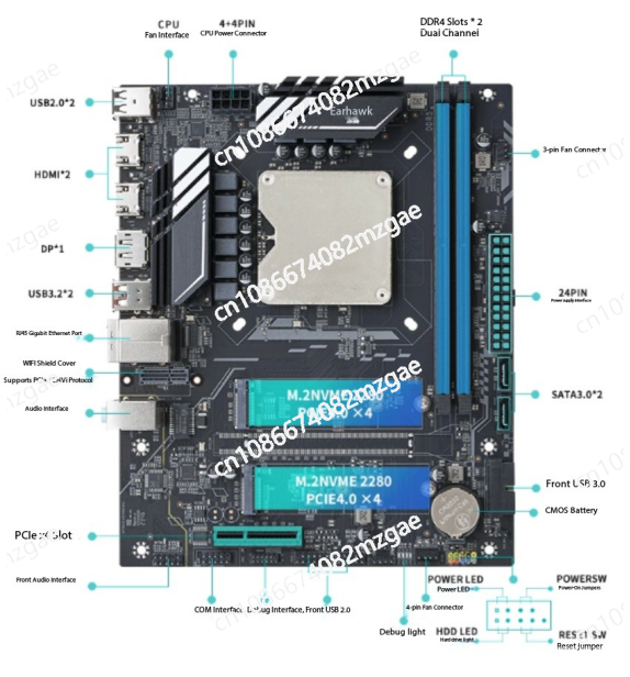Ddr5 Kit - Kit CPU motherboard generasi ke-13 Q1HY