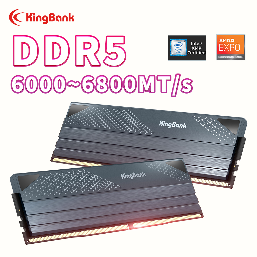 Ddr5 16Gb 6000Mhz - Memori KingBank KFXB Series DDR5 24GBx2