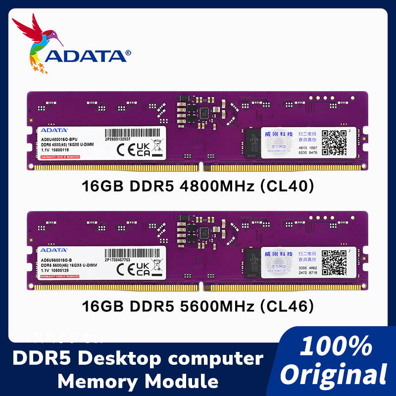 Modul DRAM DIMM 288-pin ADATA  - Ddr5 4800Mhz ulasan dan harga