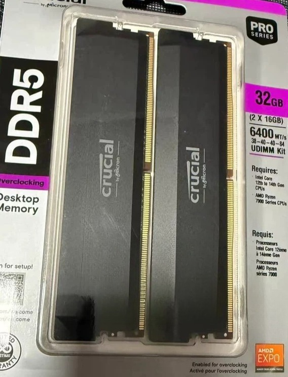 Kit RAM DDR5 6000MHz 32GB, Mem - Ddr5 Memory ulasan dan harga