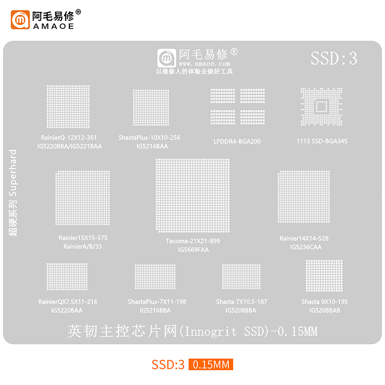BGA Reballing Stensil untuk SS - Ddr5 Kit ulasan dan harga