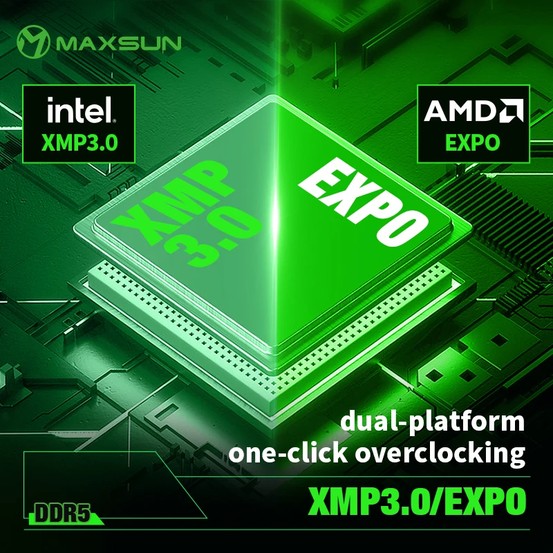 MAXSUN Heatsink Memoria RAM DD - Ddr5 16Gb 6000Mhz ulasan dan harga