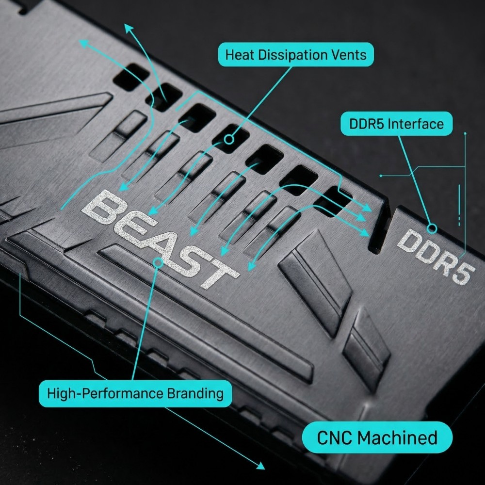 TISHRIC 10 Buah Radiator Pendi - Ddr5 Memory ulasan dan harga