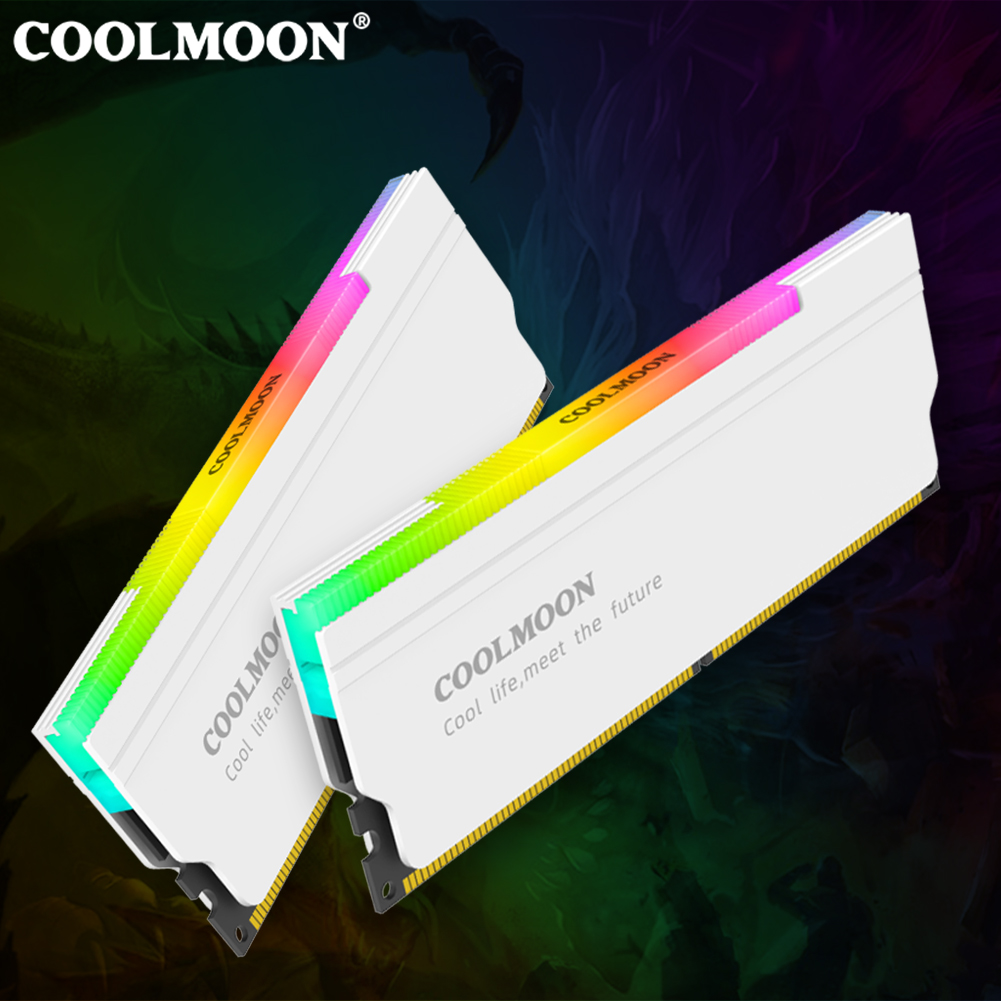 COOLMOON 5V-3PIN ARGB RAM Heat - Ddr5 Rgb Ram ulasan dan harga
