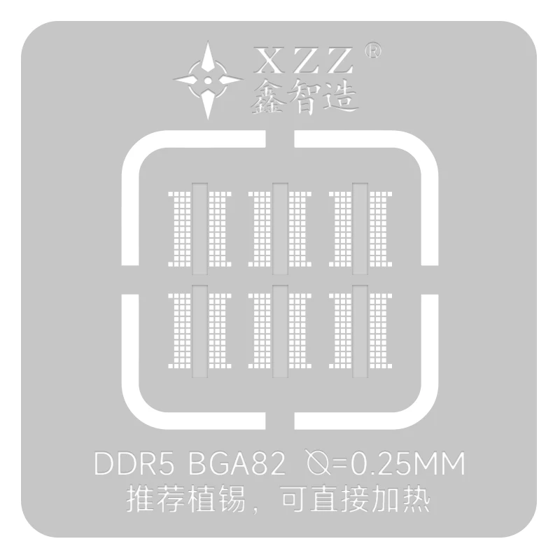 Stensil pasta/bola solder XZZ  - Ddr5 Kit ulasan dan harga