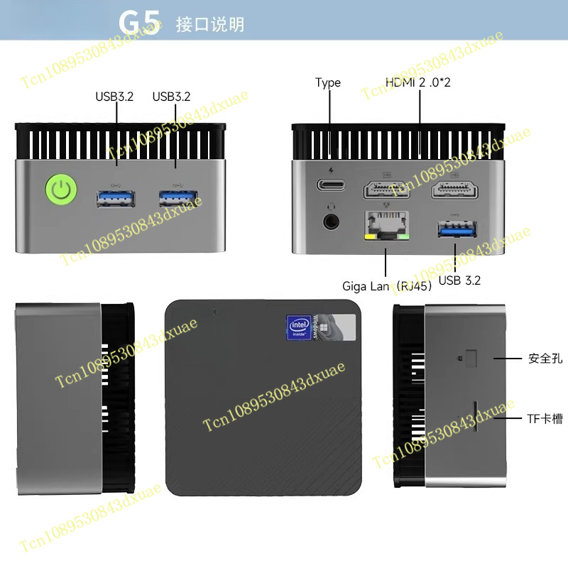 G5 Alder Lake N97 MINI PC Wind - Ddr5 4800Mhz ulasan dan harga