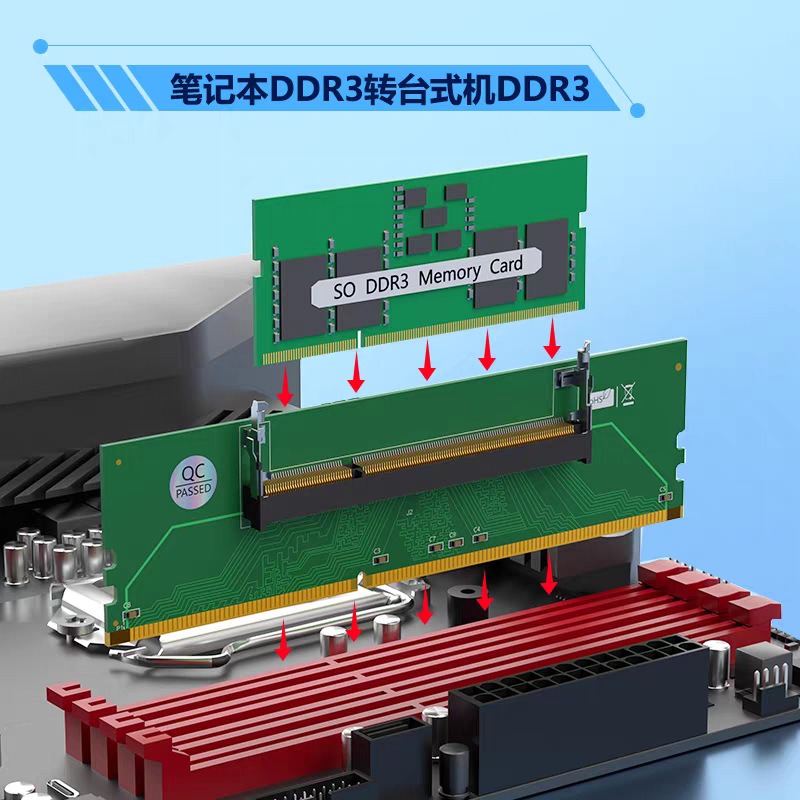 Kartu Adaptor DDR3 DDR4 DDR5 S - Ddr5 Laptop Ram ulasan dan harga