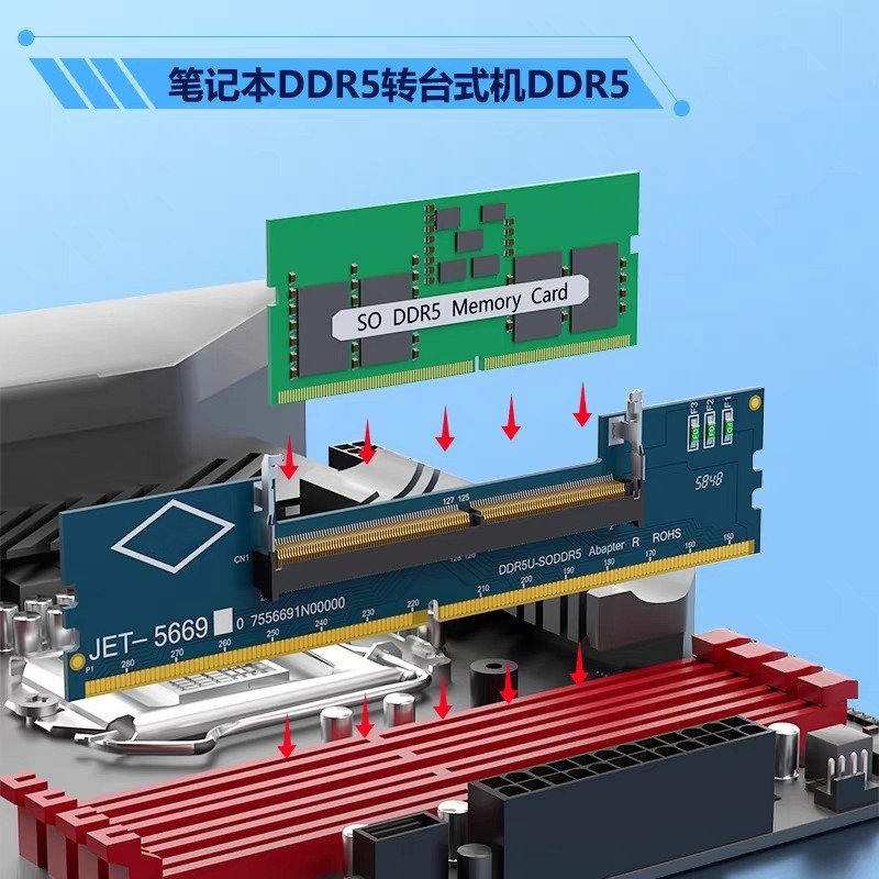 Kartu Adaptor DDR3 DDR4 DDR5 S - Ddr5 Laptop Ram ulasan dan harga