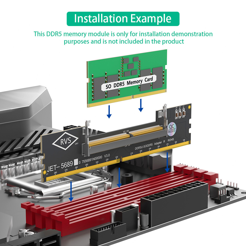 Kartu Adaptor Memori Desktop U - Ddr5 Laptop Ram ulasan dan harga