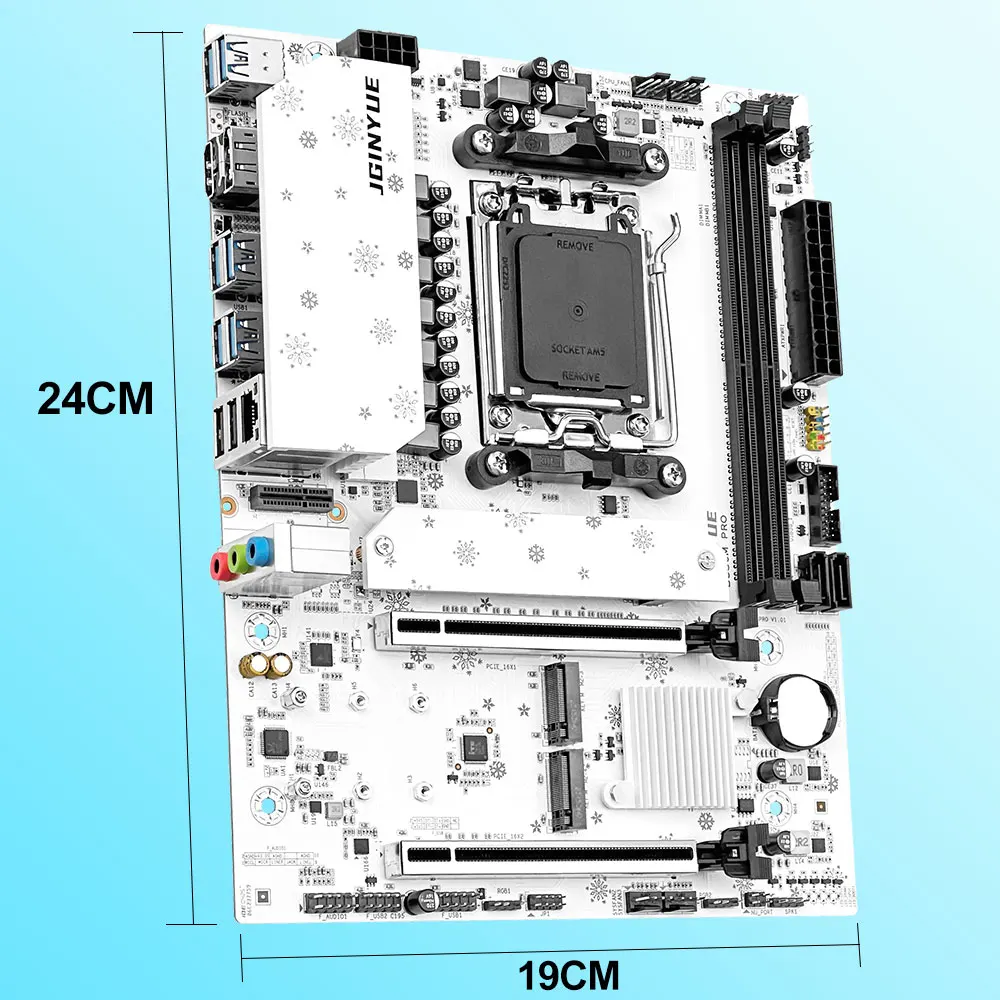 Set Motherboard JGINYUE B850M  - Ddr5 16Gb 6000Mhz ulasan dan harga