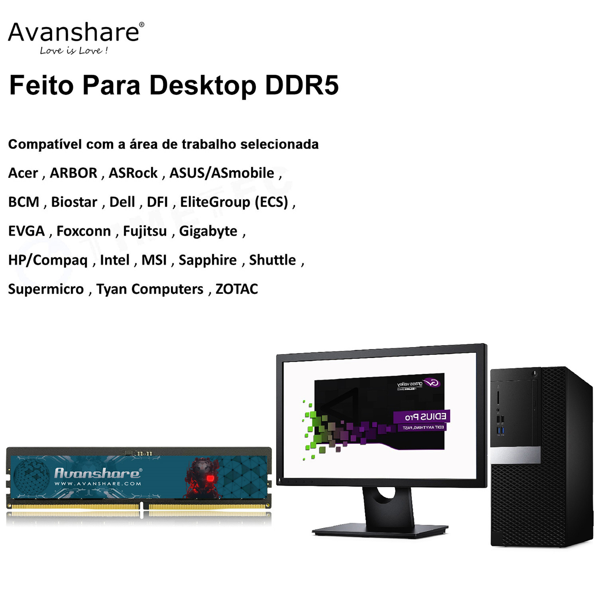 Avanshare Ram Memoria DDR5 DDR - Ddr5 4800Mhz ulasan dan harga