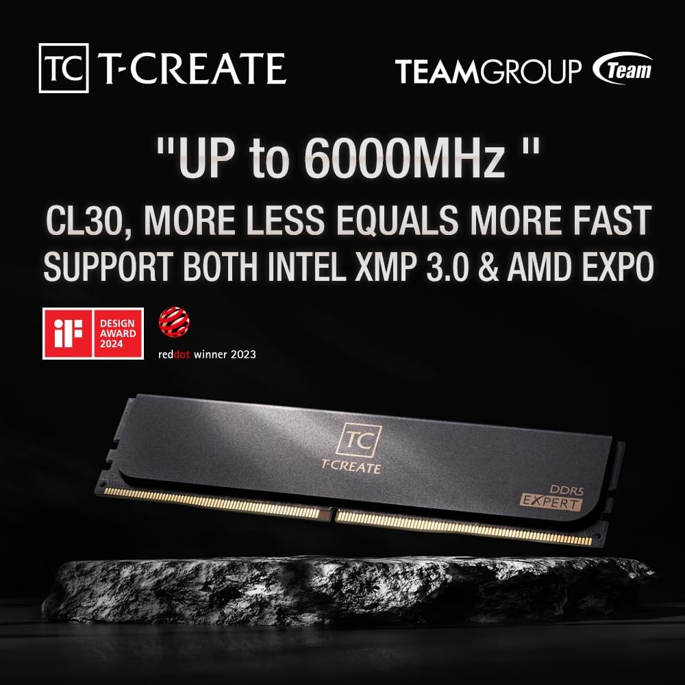 TEAMGROUP T-Create Expert CL30 - Ddr5 Ram ulasan dan harga