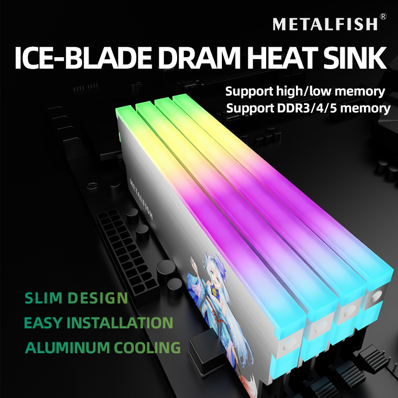 METALFISH DRAM Heatsink 5V-3PI - Ddr5 Memory ulasan dan harga