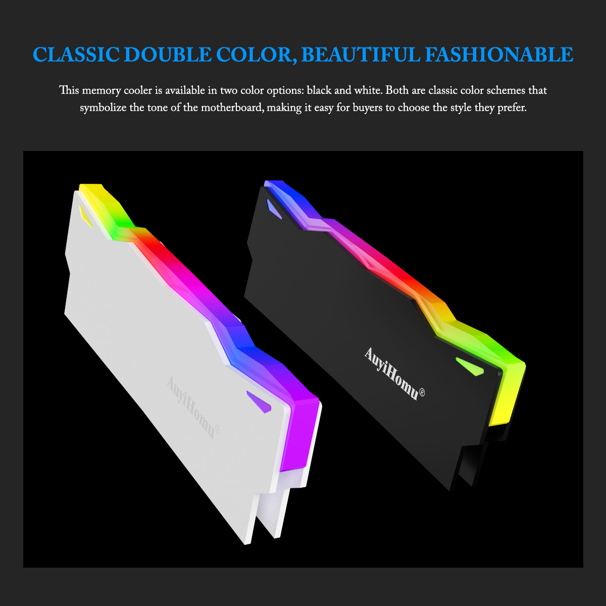 AuyiHomu RGB Heatsink, Pending - Ddr5 Rgb Ram ulasan dan harga